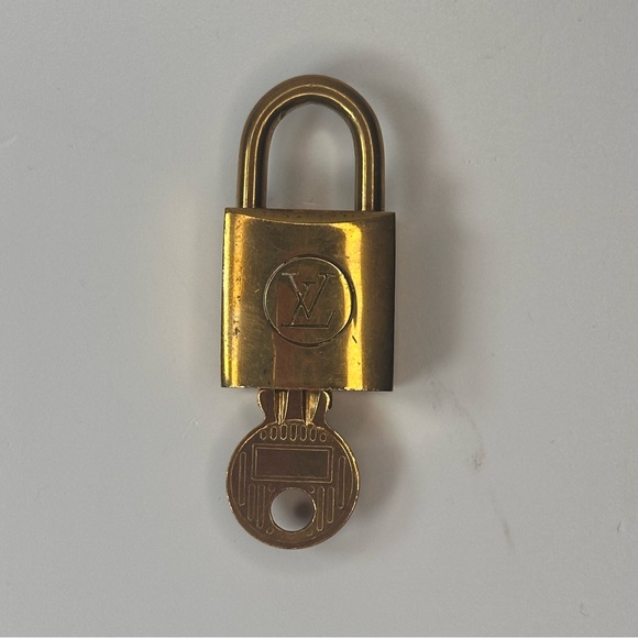 Louis Vuitton Vintage Gold Lock and Key #214 - Picture 2 of 8